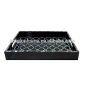 CBM-BPTY Schwarz MOP Hotel Amenity Tray mit Paua Papier Schwarz Paint